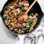 Mushroom Cauliflower Rice Recipe Healthy Easy Delicious