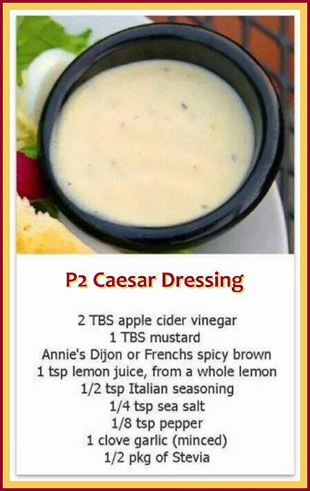 P2 Caesar Dressing Omnitrition Omni HCG Phase 2 