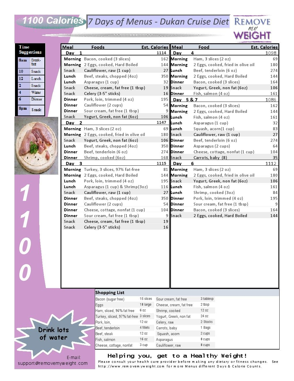 Pin On 1100 Calorie Diet Menus For Weight Loss