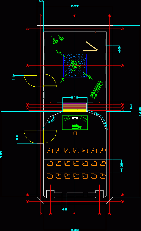 Recording Studio DWG Block For AutoCAD Designs CAD