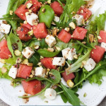 Serve This Watermelon Arugula Feta Salad At Your Next