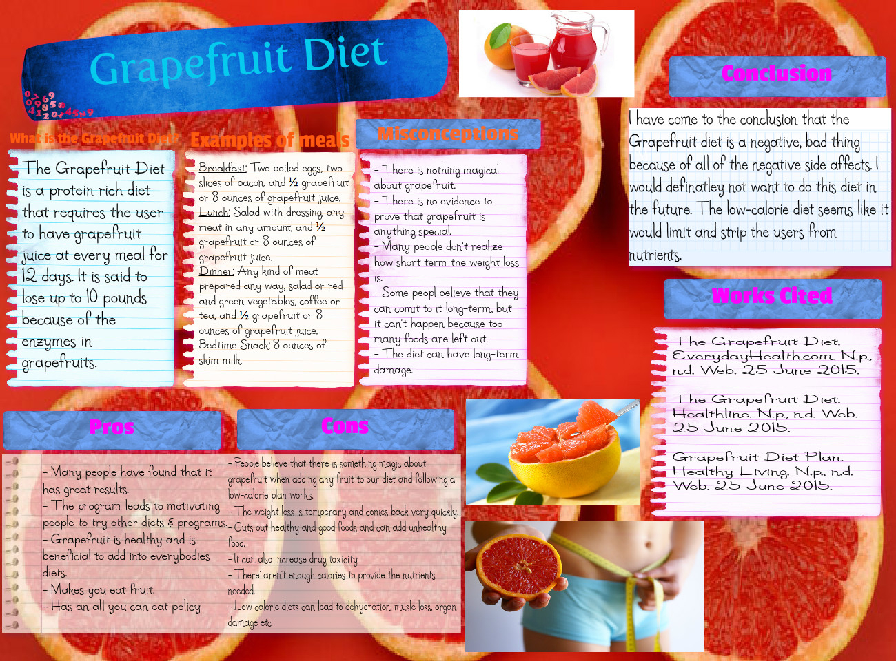 The Grapefruit Diet Calorie Diet En Fitness Fruit