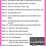 The Skinny Rules Via Bob Harper Infographic A Day