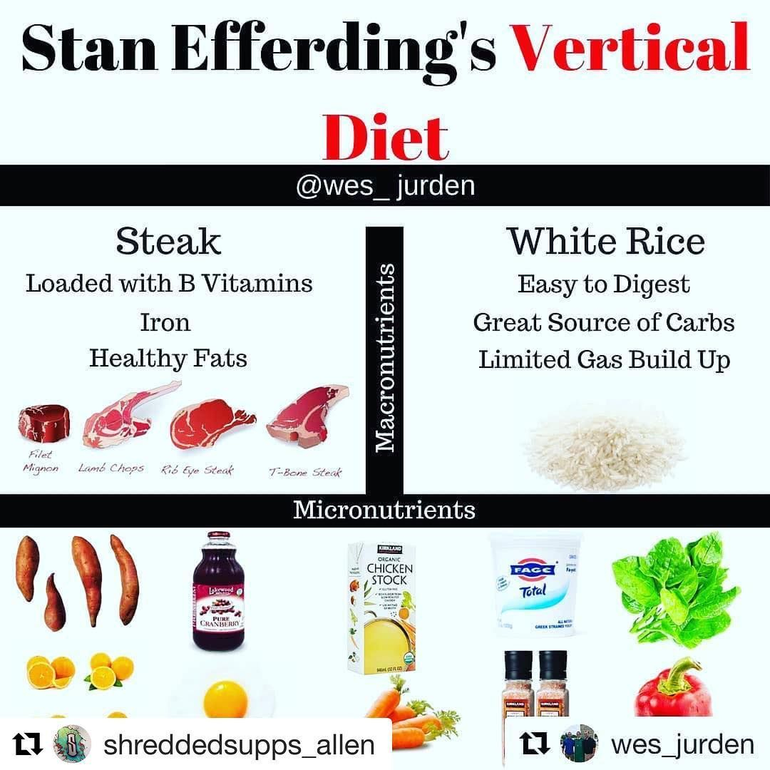 The Vertical Diet Is A New Diet Plan From Stan Efferding 
