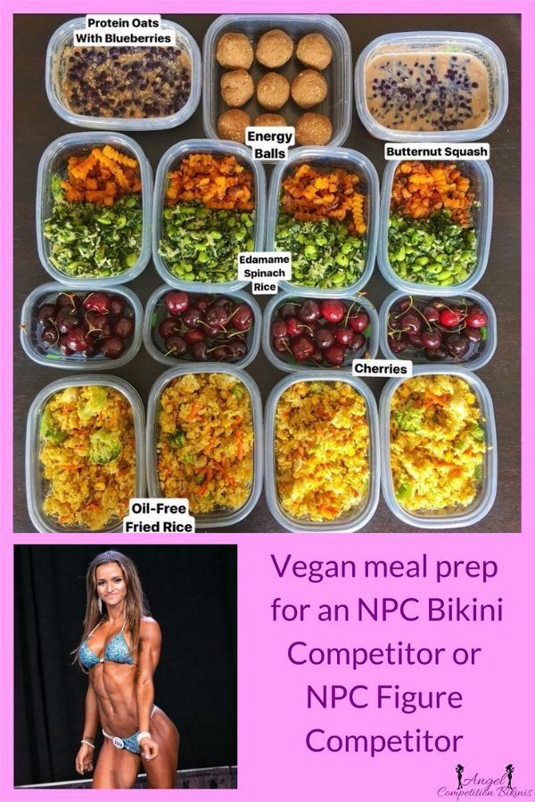 Vegan Bikini Competitor Vegan Meal Plans Vegetarian 