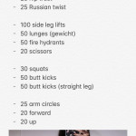 Victoria s Secret Workout Model Workout Routine