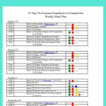 Weekly Menu 10 21 18 Countdown To Competition What s