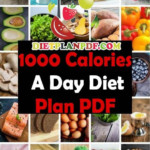 1000 Calorie A Day Diet Meal Plan PDF 1000 Calorie Diets