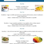 Boot Camp Diet Plan Leaflet Bodydesignltd