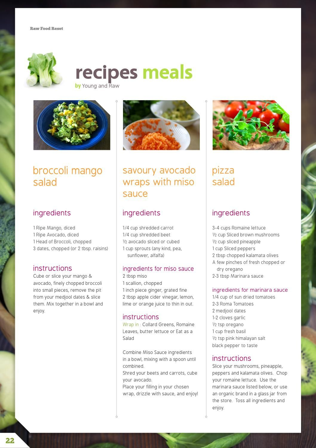 By Monika Raw Food Recipes Raw Food Detox Raw Food Diet