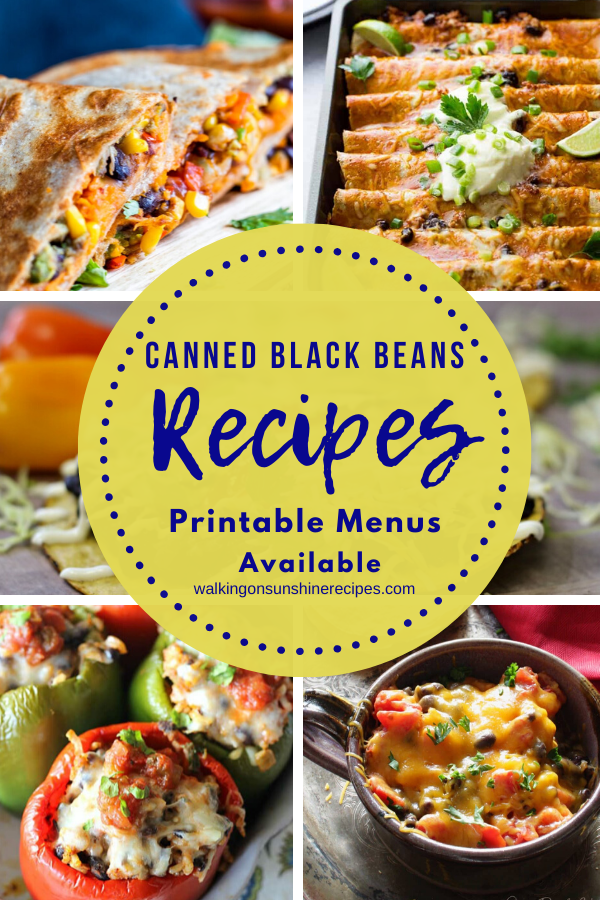 Canned Black Beans Recipes Walking On Sunshine Weekly 
