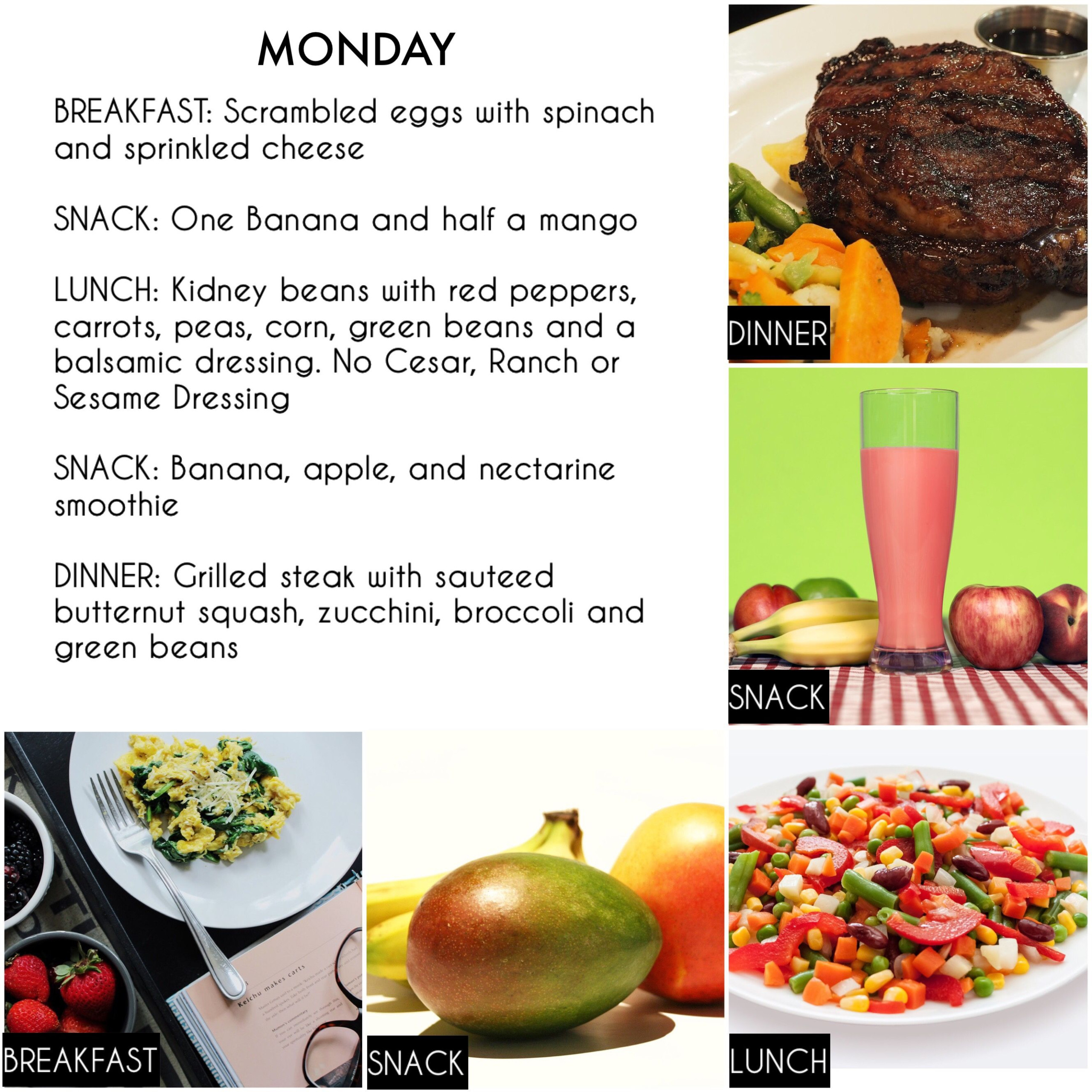 Clean Eating Diet Plan For Monday Clean Eating Diet Plan 
