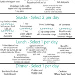 Clean Eating Menu Plan Week Fre Printable Weekly Meal