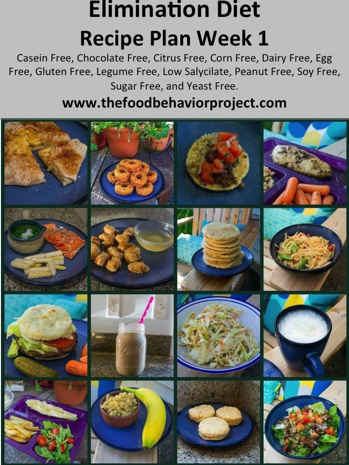 Free Meal Plan Week 1 Stage 1 eczemadietplans 