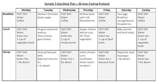 Obesity Code Meal Plan Printable PDF Meal Planning 