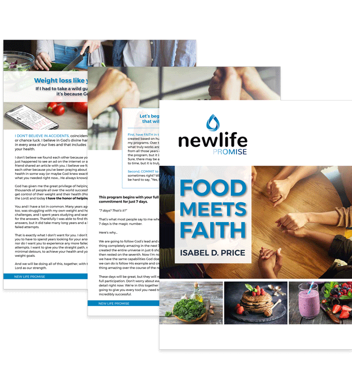 New Life Promise Plan Diet PrintableDietPlan