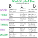 This Easy To Follow Whole30 Meal Plan Also Includes