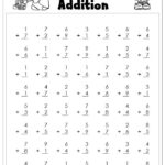 1 Digit Addition Worksheets Math Addition Worksheets Addition