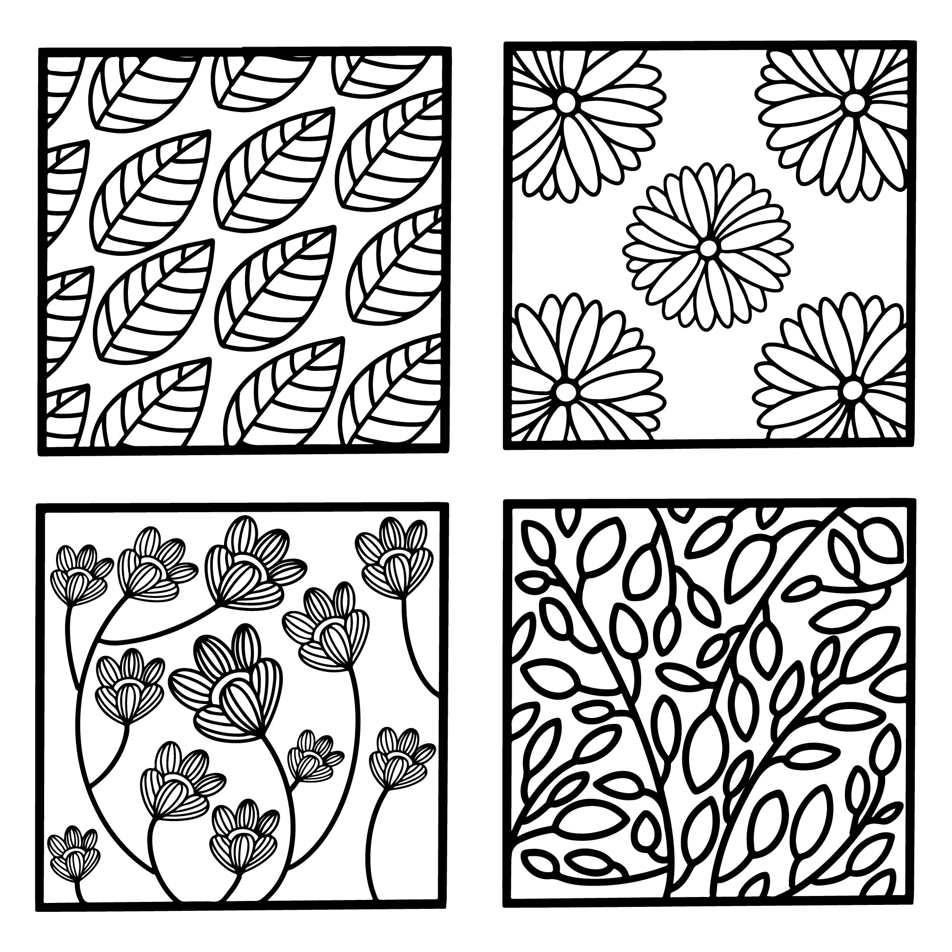 10 Best Printable Zentangle Patterns Printablee
