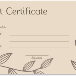 12 Free Gift Certificate Templates Examples Word Excel Formats