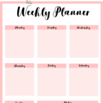12 Free Printable Weekly Planner PDF Templates 2018