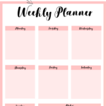 12 Free Printable Weekly Planner PDF Templates 2018 Weekly Planner