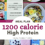 1200 Calorie High Protein Low Carb Diet Plan with Printable Health Beet