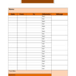 30 Printable Mileage Log Templates Free Template Lab