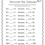 3rd Grade Math Worksheets Best Coloring Pages For Kids