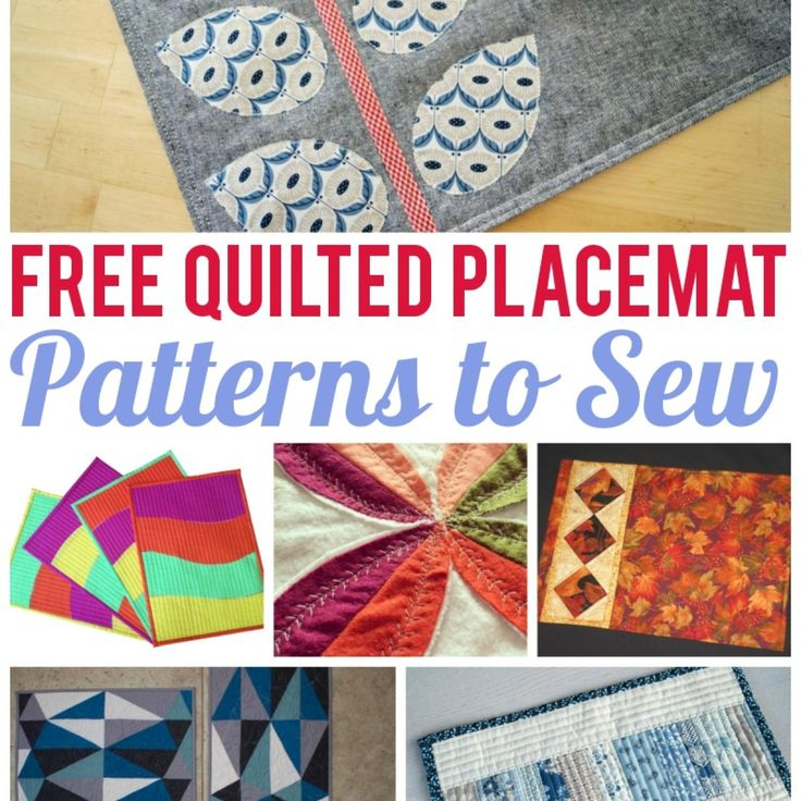 4 FREE Quilted Placemat Patterns You ll Love On Bluprint Placemats 