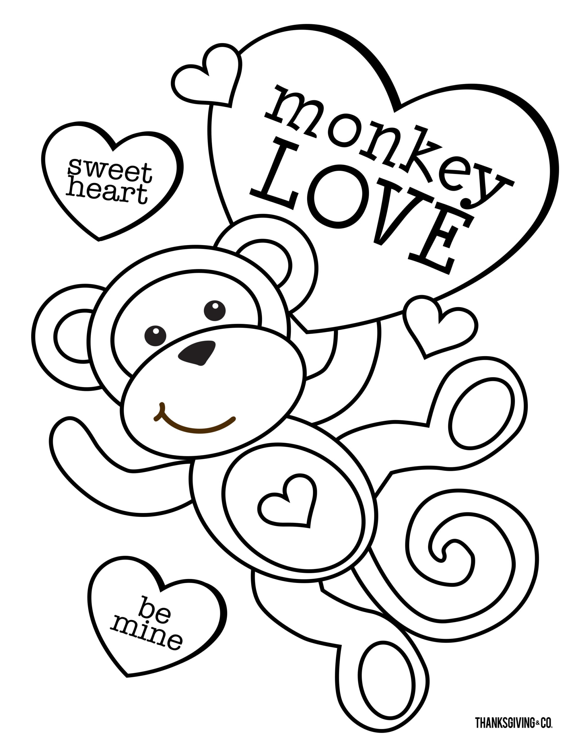 4 Free Valentine s Day Coloring Pages For Kids