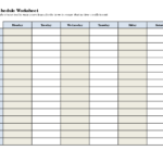 5 Best Printable Blank Class Schedule Printablee