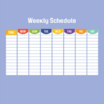 7 Best Free Printable Weekly Work Schedule Printablee