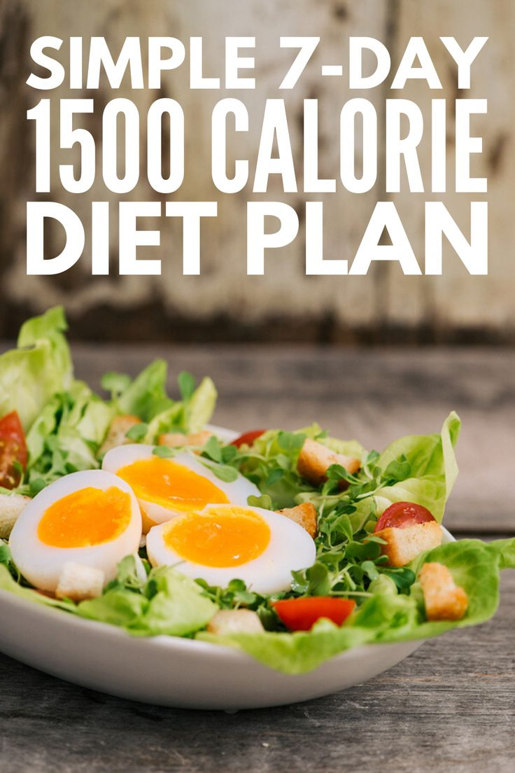 7 Day 1500 Calorie Diet Plan For Beginners If Losing Weight Is On 