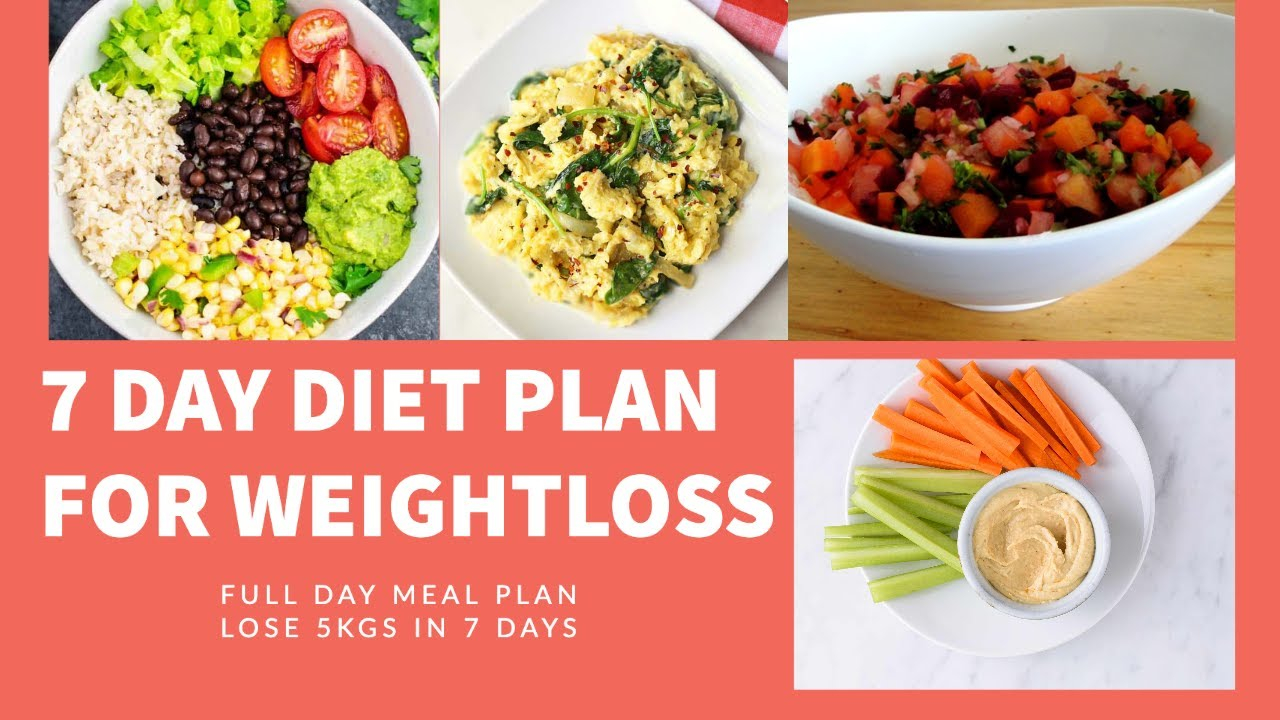 7 Day Vegetarian Diet Plan For Weight Loss Full Day Indian Diet Meal 