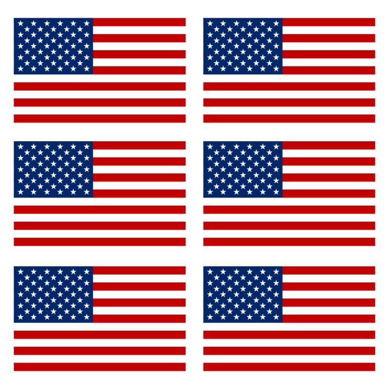 8 Best Black And White American Flag Banner Printable Printablee