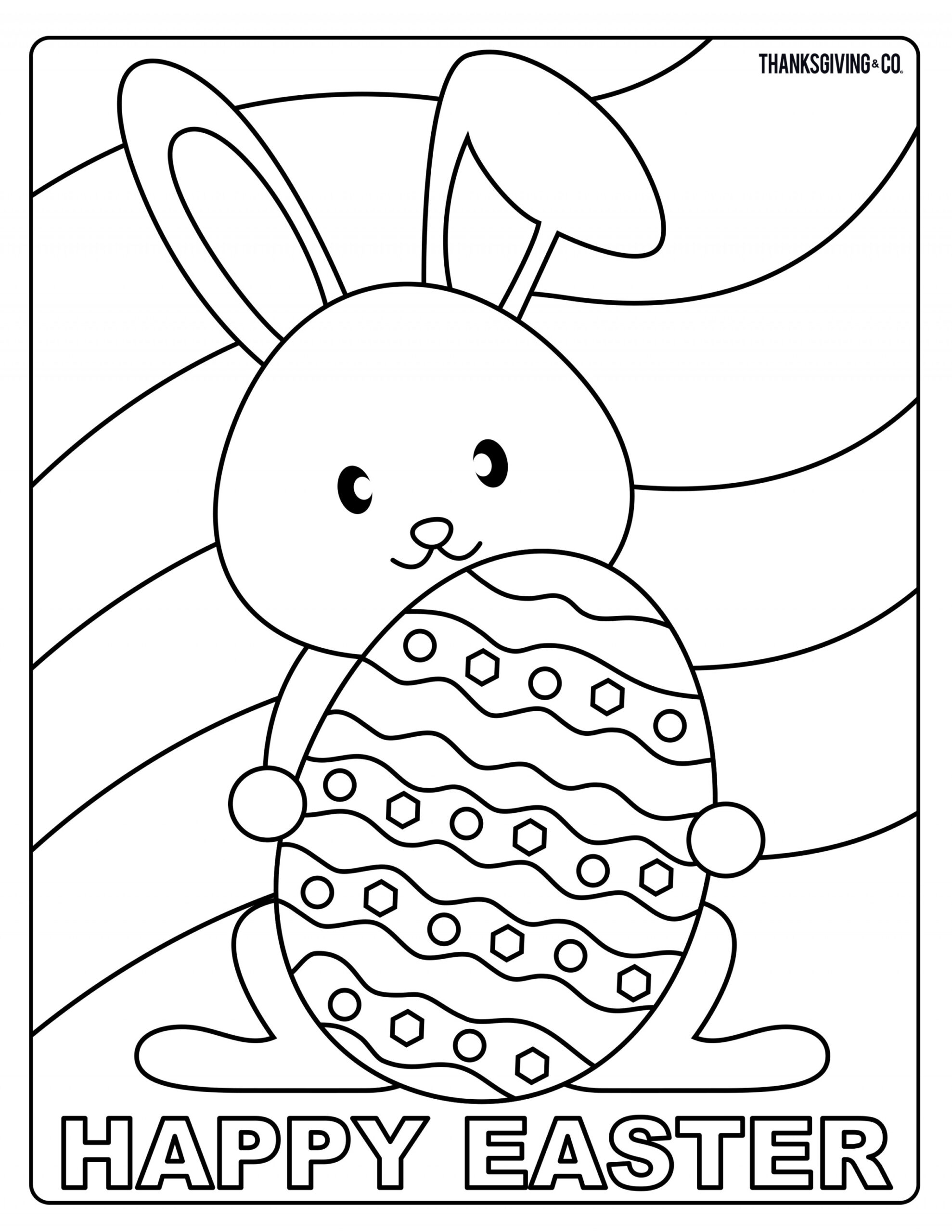 8 Free Printable Easter Coloring Pages Your Kids Will Love