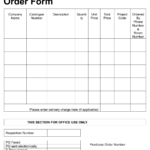 9 Best Free Printable Blank Order Forms Printablee