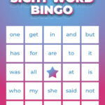 9 Best Sight Word Bingo Cards Printable Printablee