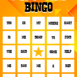 9 Best Sight Word Bingo Cards Printable Printablee