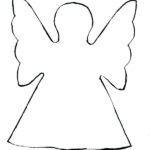 Angel Stencils Printable Template Templates Printable Free Christmas