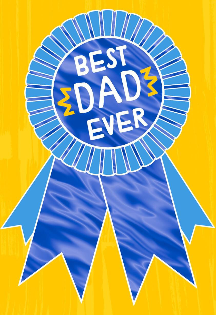 Award Ribbon Birthday Card For Dad Greeting Cards Hallmark