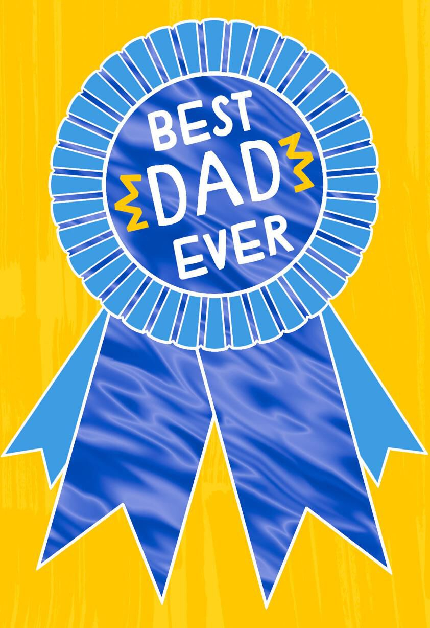 Award Ribbon Birthday Card For Dad Greeting Cards Hallmark
