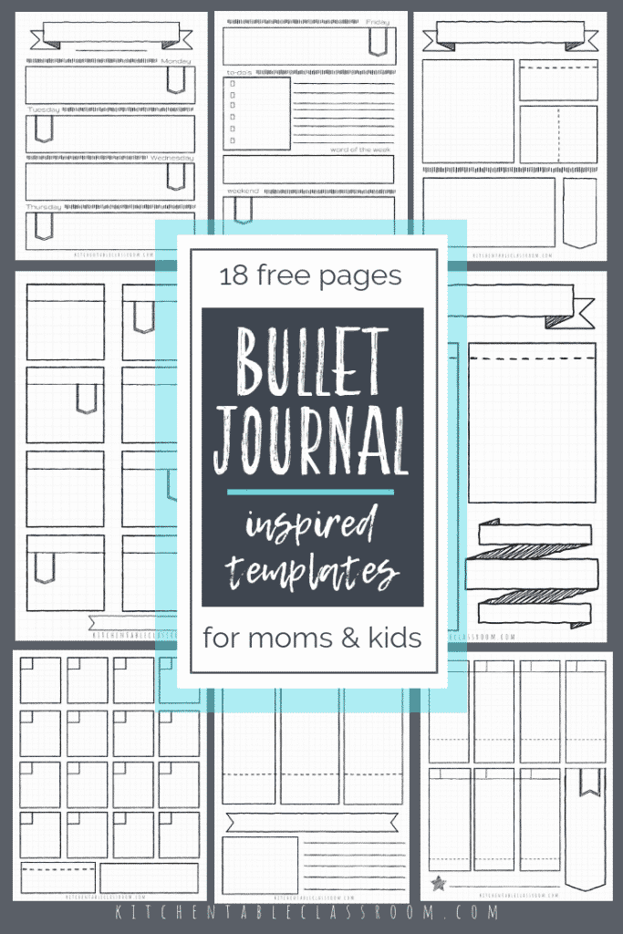 Bullet Journal Printables 17 Free Bullet Journal Templates The