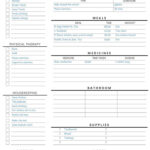 Caregiving Elderly Care Checklist EDITABLE Printable Is Ideal For