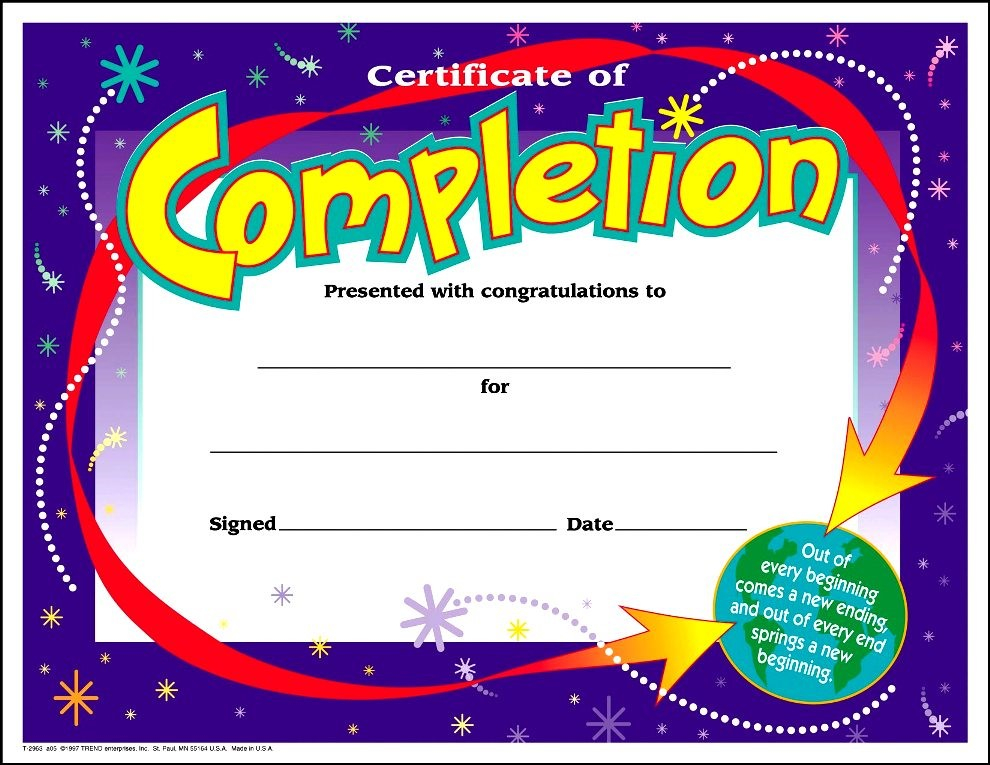 Certificate Kids Certificates Templates Free