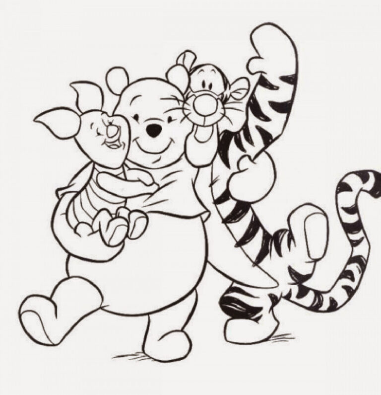 Coloring Pages Winnie The Pooh And Friends Free Printable Coloring Pages