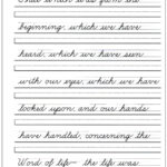 Cursive Writing Worksheets For Adults Pdf Download Printable Cursive