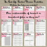 CUSTOMIZABLE Home Management Planner Printables 2021 2022 Etsy Home