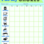 Daily Responsibilities Chart For Kids Free Printable To Help Free